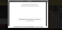 Image of THE IMPORTANCE OF STRATEGIC MANAGEMENT: A case study of H&M